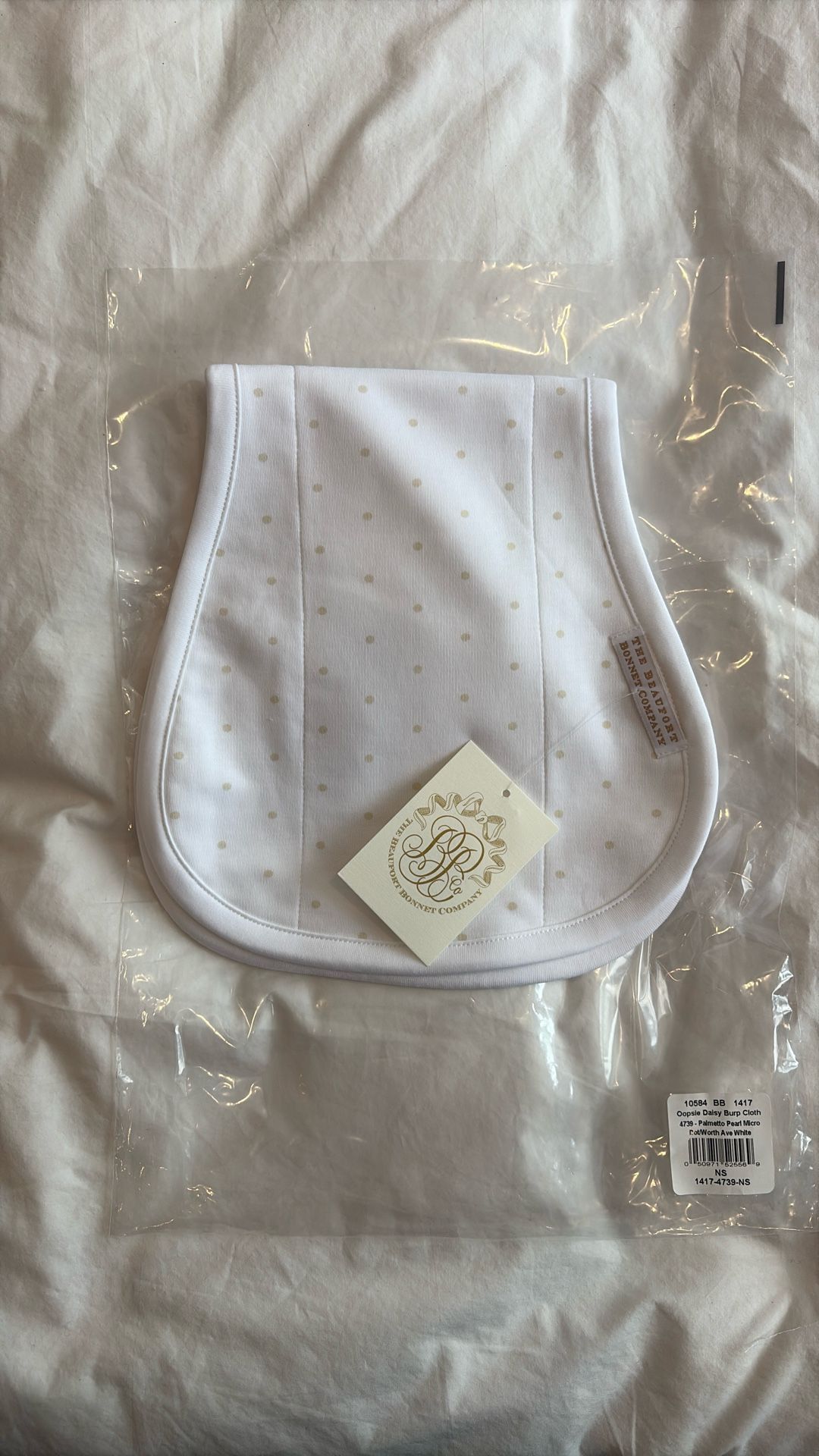 The Beaufort Bonnet Company - Oopsie Daisy Burp Cloth- New