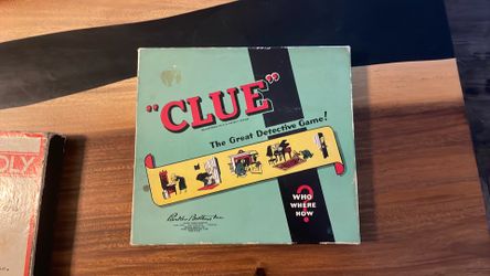 Vintage 1949 Clue Game