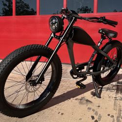 1000 Watt Electric Beach Cruiser Style E-Bike, 28mph, 17.5ah Battery