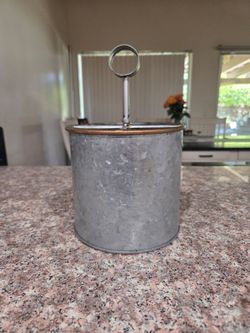 Galvanized Utensil Holder