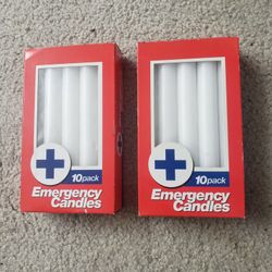 10 pack emergency candles