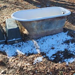 Vintage,  Deep, Cast Iron Tub