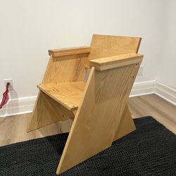 Ash solid wood chair