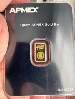 1g Gold Bar