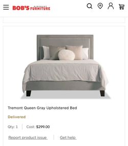 New! Full/Queen Size Bed Fram And Mattress!