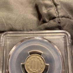 1869 3 Cent Coin RPD FS-302 Thumbnail
