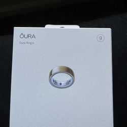 Oura Ring Gen 4 Gold Size 9