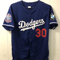 L. A. Dodgers Size Small Stamp Jersey #30 $15,Jackie Robinson Stamp Jersey Size Extra Large $20,Dodgers 2020 World Champions Shirt Size Large New $25