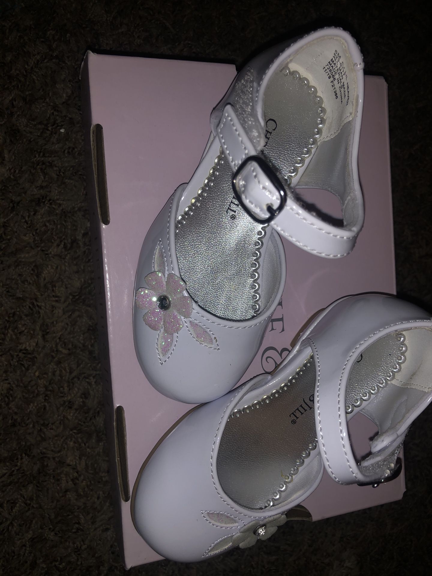 5t Toddler Girls Dressy White Shoes