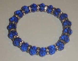 New Crystal Beaded Bracelet With Rhinestones