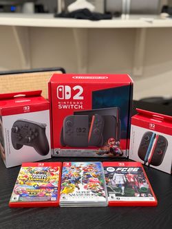 Nintendo Switch 2 Mario  kart world bundle with extras
