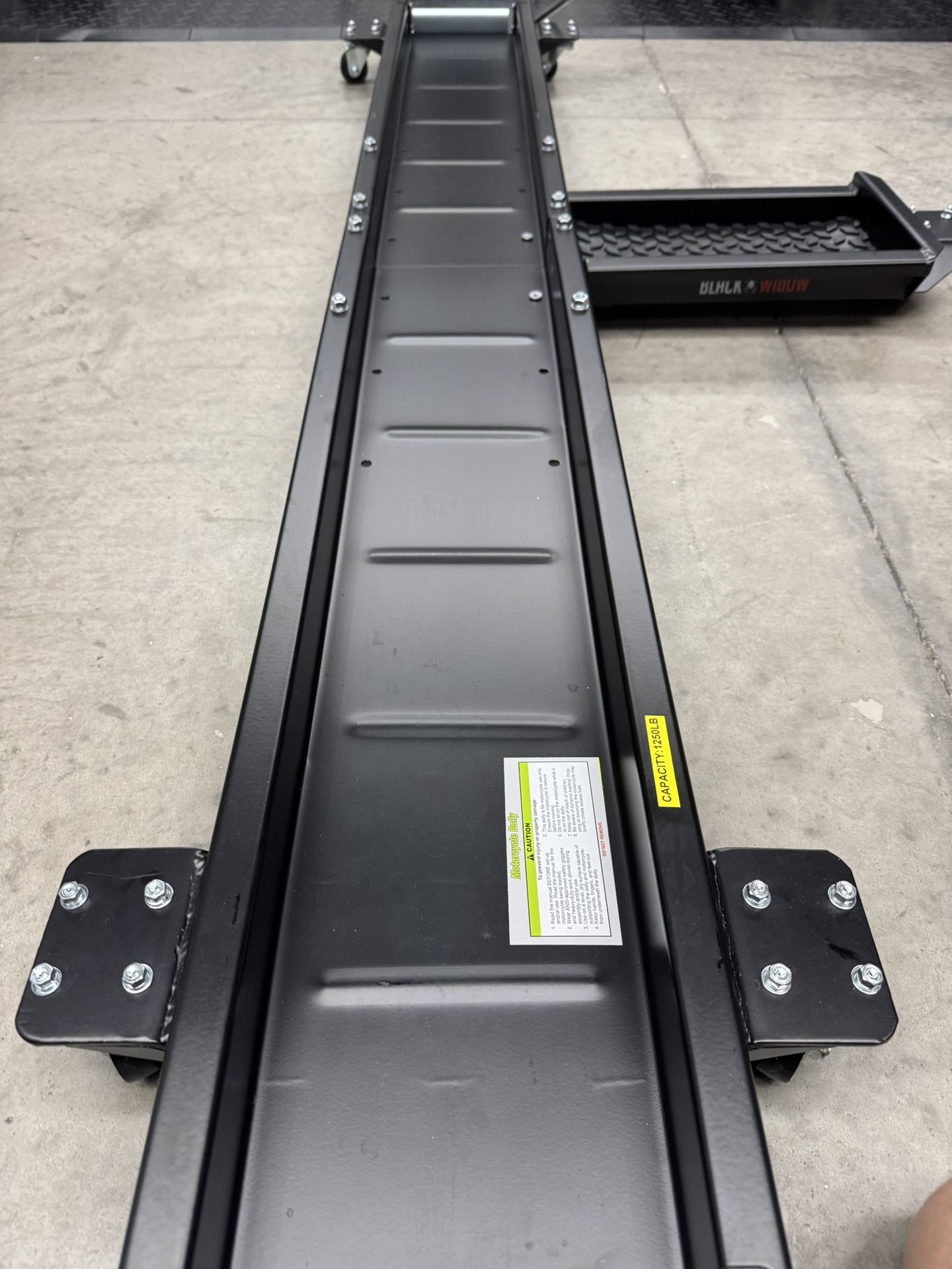 New Black Widow Motorcycle Dolly