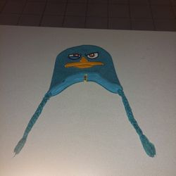 PHINEAS & FERB AGENT P WINTER SKI TASSEL HAT