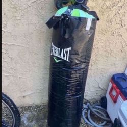 Punching Bag And Gloves 