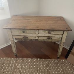 Antique Kitchen Storage Table