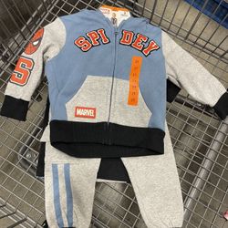 New Kids 2T Marvel Spider-Man Three-Piece Set 