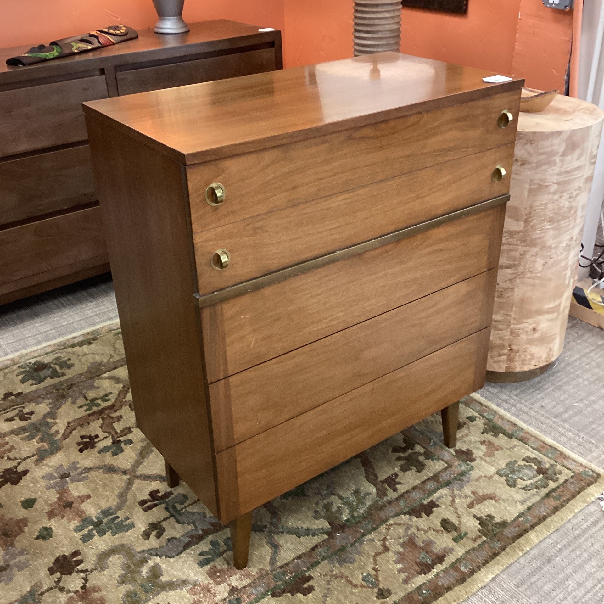 STANLEY MC 4Drawer Chest w/Brass Pulls