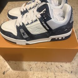 Black And White Louis Vuitton Sneaker Trainers