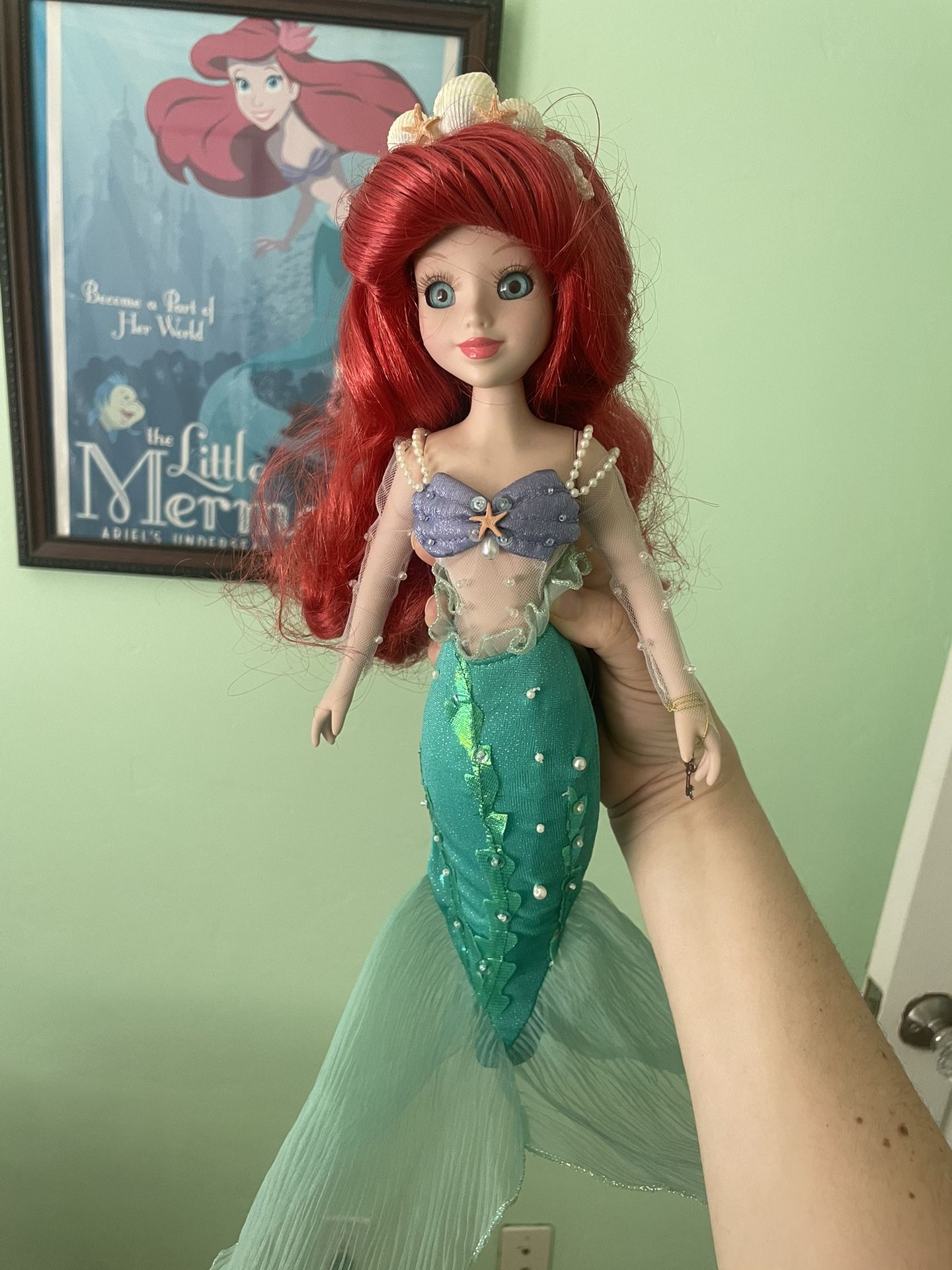 The Little Mermaid Porcelain Doll
