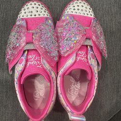 Girls Sketchers Light Up Shoes Size 13