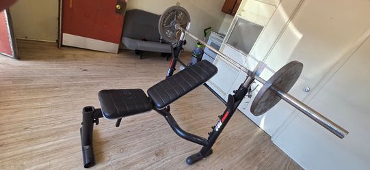 Weights w/ adjustable bench
