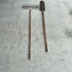 Shovel And Steep Rake 