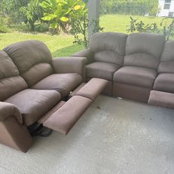 Sofa And Love Seat (recliner)