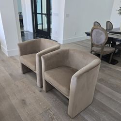 Accent chairs,  set of 2