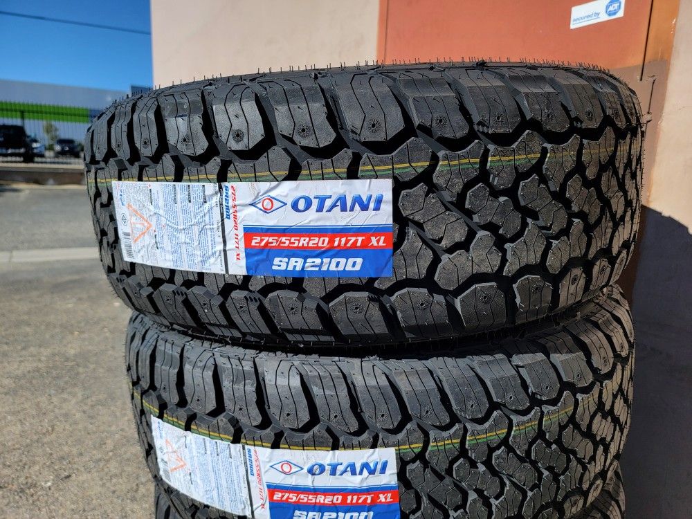 275 55 20 ALL TERRAIN TIRES SILVERADO SUBURBAN AVALANCHE TAHOE SIERRA YUKON DENALI F150