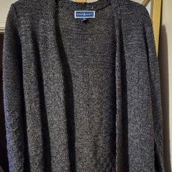 Dark Grey Cardigan Karen Scott Size PL