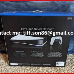 PS5 Brand New Factory Sealed!