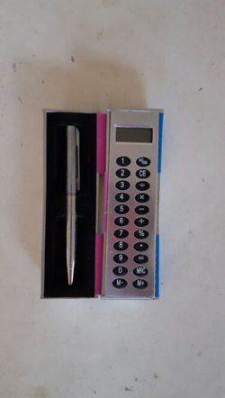 Pen & Calculator Set. 😀