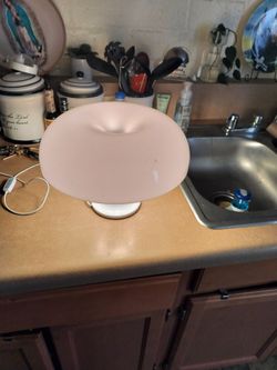 White Mushroom Table Lamp