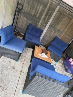 5 Pieces Patio Outdoor Furniture