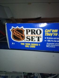 1990 Pro Set Hockey Unopened Packs 