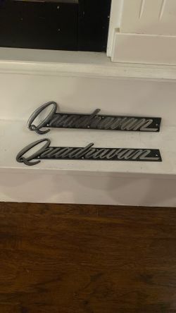 Vintage Quadravan Emblems