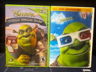 Shrek DVD game with Shrek 3D