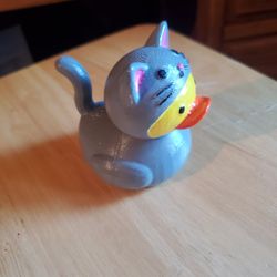 Duck with Cat PJs Large