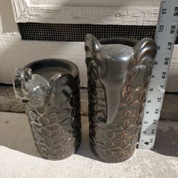 Decorative Elephant Themed Candle Holders 