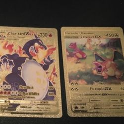 Charizard Card + Box + 100 Pokemon Cards