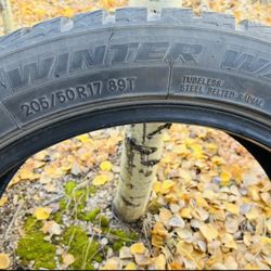 Winter Studded Tires 205/50/17