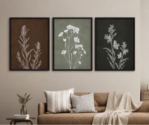 Decorative Wall Art, 16"x 24", Set of 3