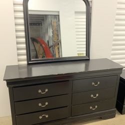 Dresser Mirror And Night Stand