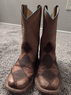 Used Leather Boots Kids Size 2