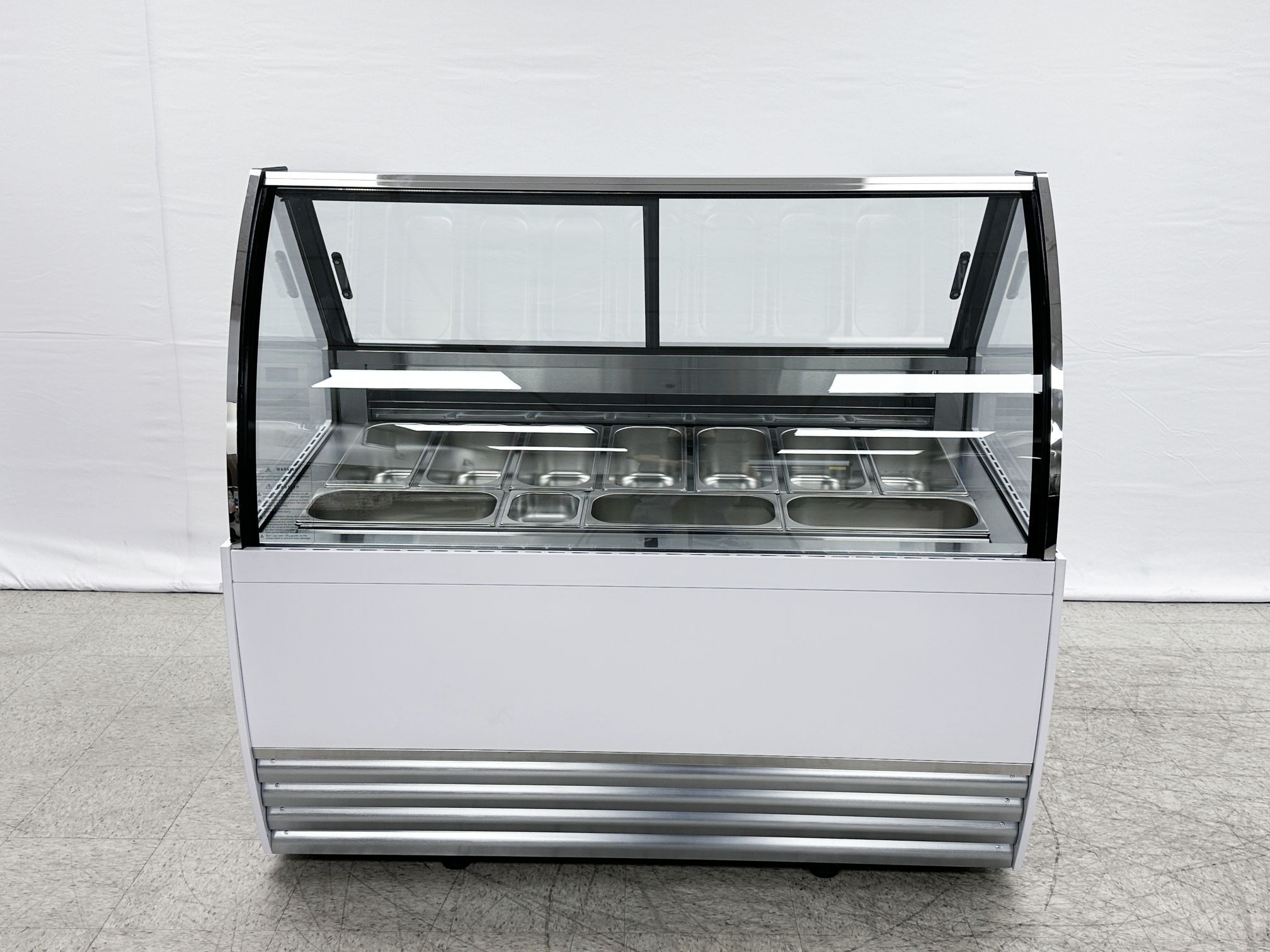 NSF 10 pan Gelato Display Showcase Dipping Cabinet DW-10R