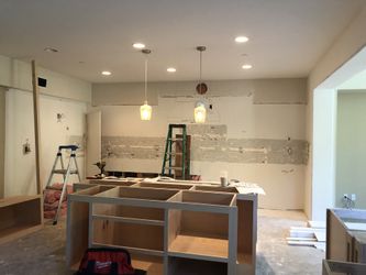 Electrician lights remodel