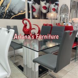 New Dining Table Set 63x35