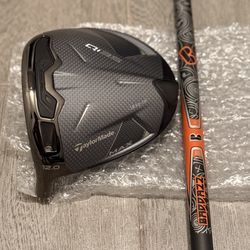 Like New TaylorMade Qi10 Max 12.0 Driver Head LH + VA Composites BADDAZZ 50 Shaft