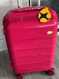 MGOB Carry On Luggage 22x14x9 Airline Approved, Hard Shell Suitcase with Spinner Wheels, PP Lightwe