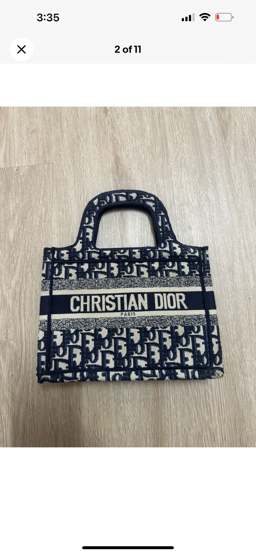 Dior Mini Tote Bag
